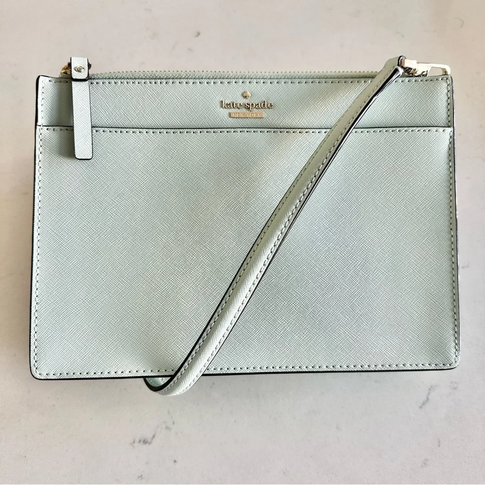 EUC Kate Spade Misty Mint Cameron Street Clarise Crossbody Bag
